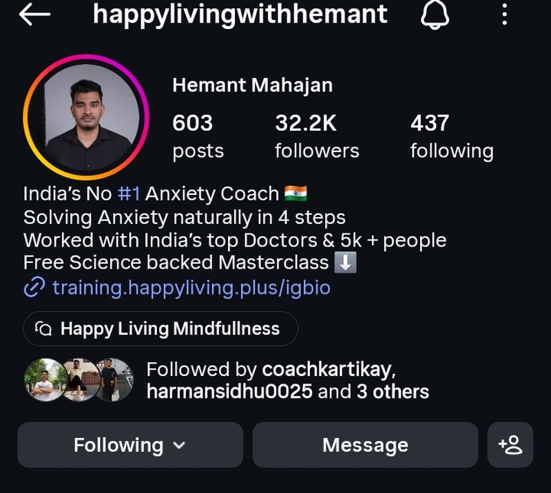 Hemant Mahajan Instagram